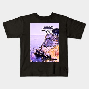 Zen Rocky Shore Kids T-Shirt
